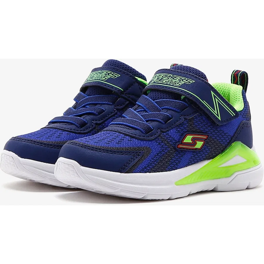 Детские спортивные кроссовки со светящейся подошвой Tri-Namics Skechers, Темно-синий — фото 3