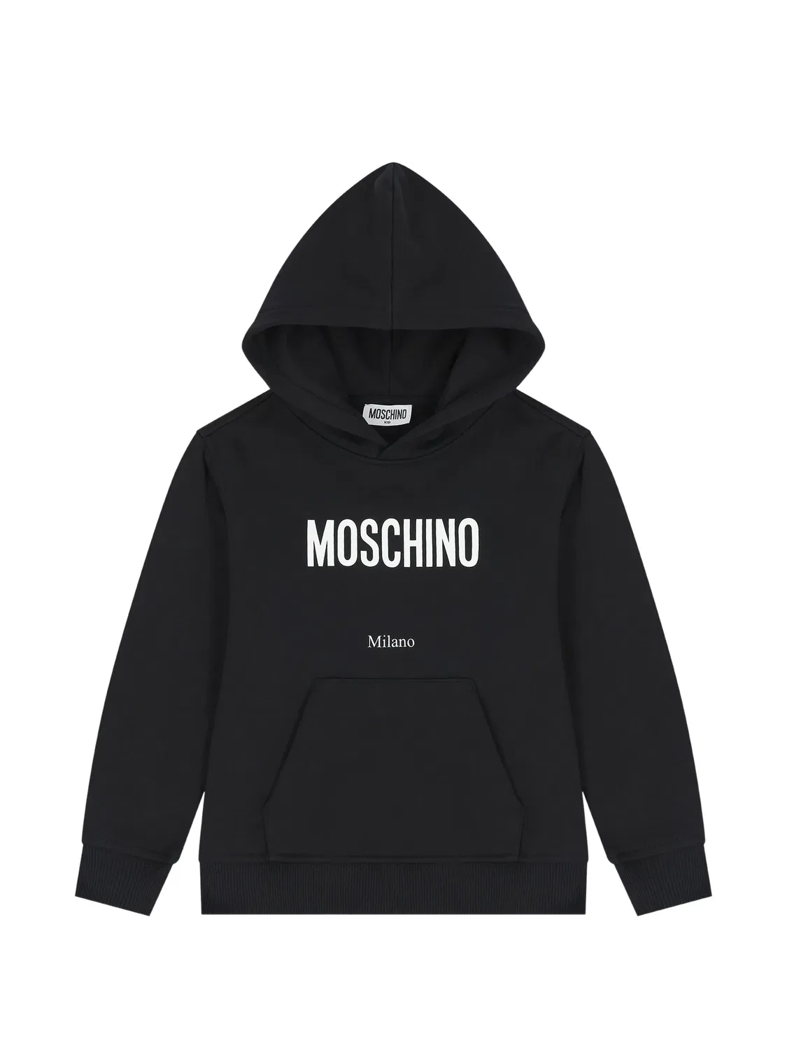 Худи с графикой Moschino, черный