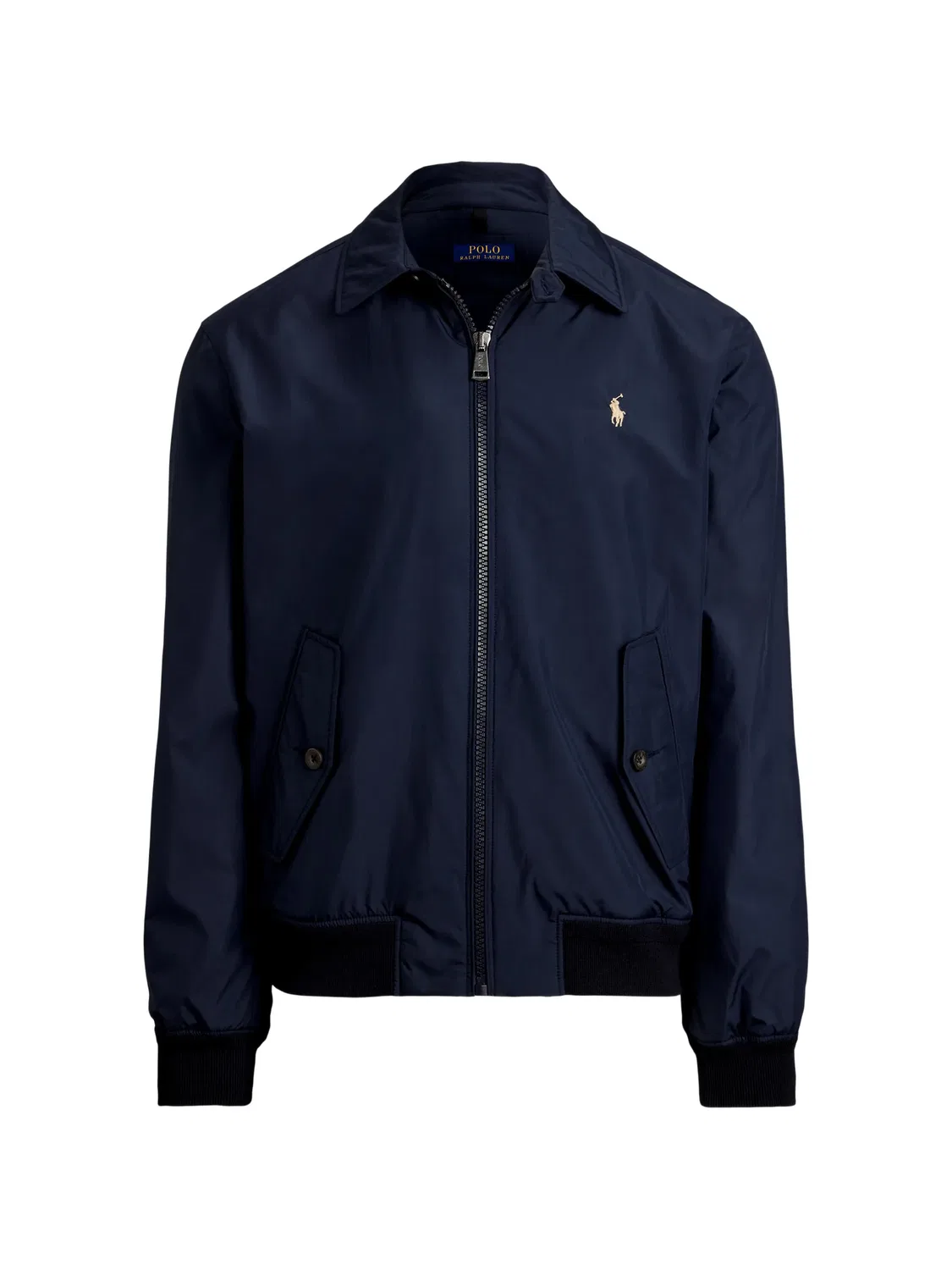 Polo Ralph Lauren Куртка на молнии с логотипом, синий