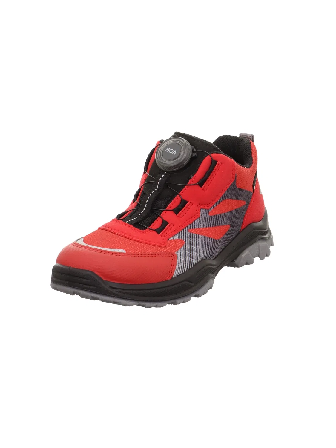 Детские кроссовки для мальчиков водонепроницаемые Jupiter Gore-tex Superfit, Rosso Grigio Chiaro 5000