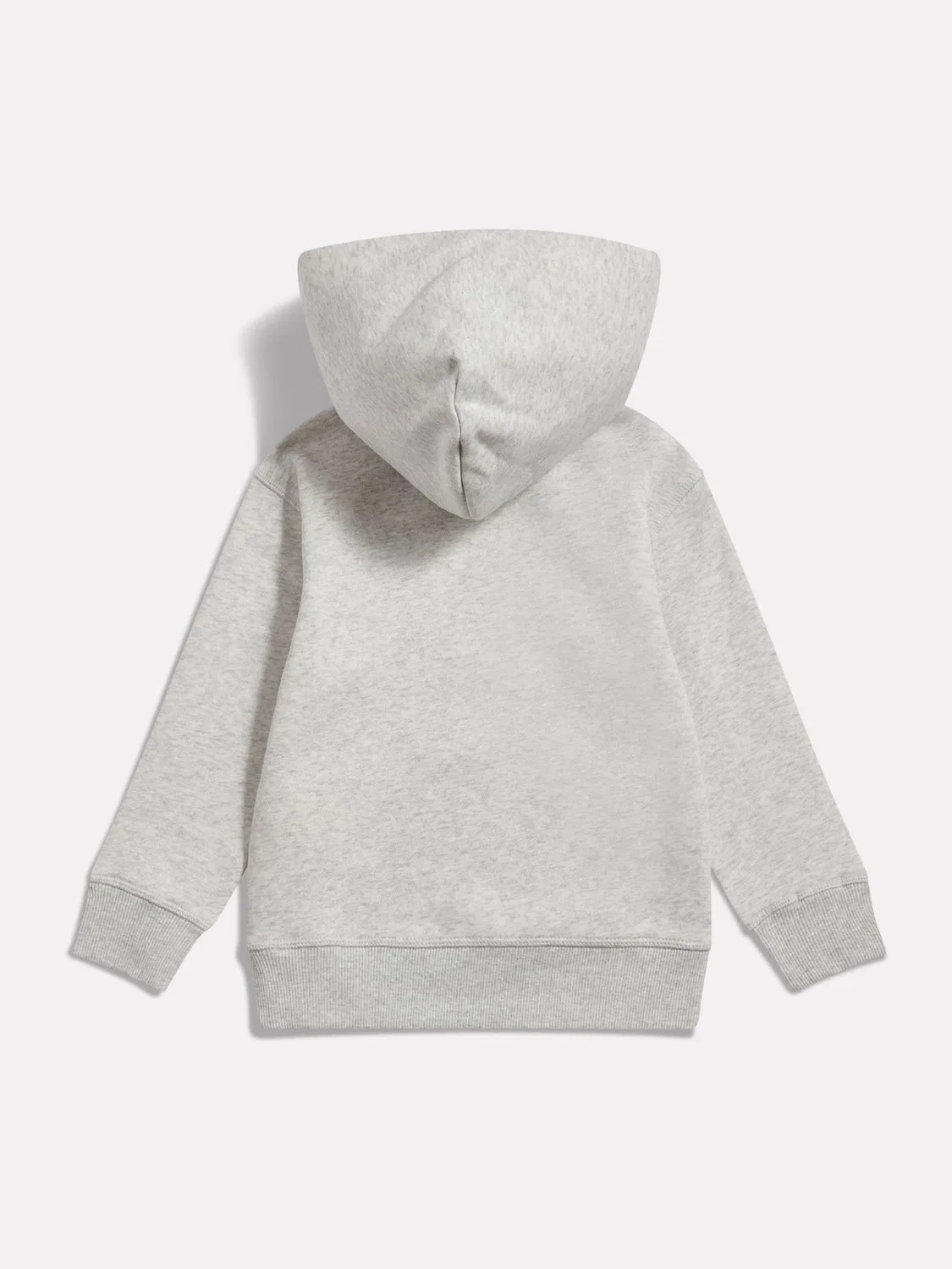 Худи New Balance Grey Small Logo Fleece, серый — фото 2