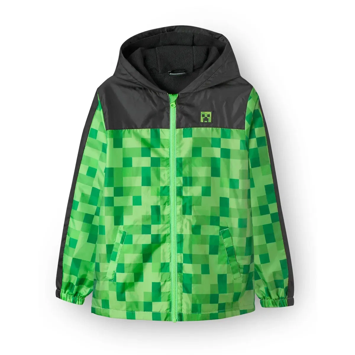 Детская куртка с длинным рукавом Creeper Minecraft, Green