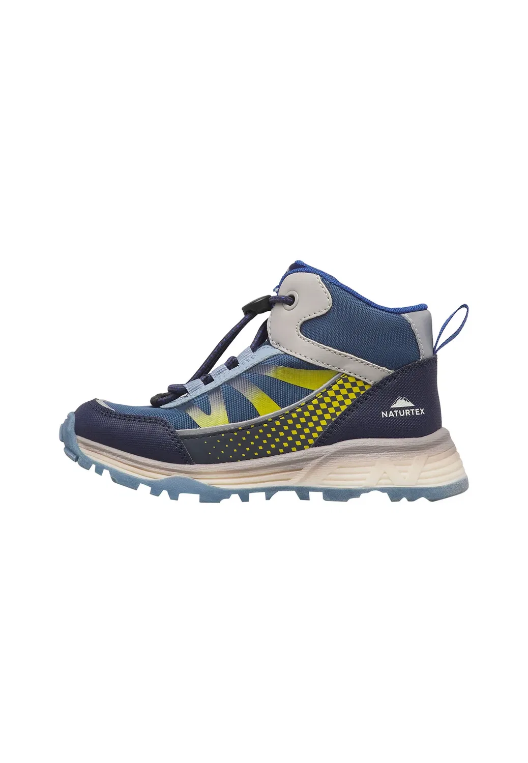 Dryforce high wp. - детская обувь Naturino, Marineblau-Gelb