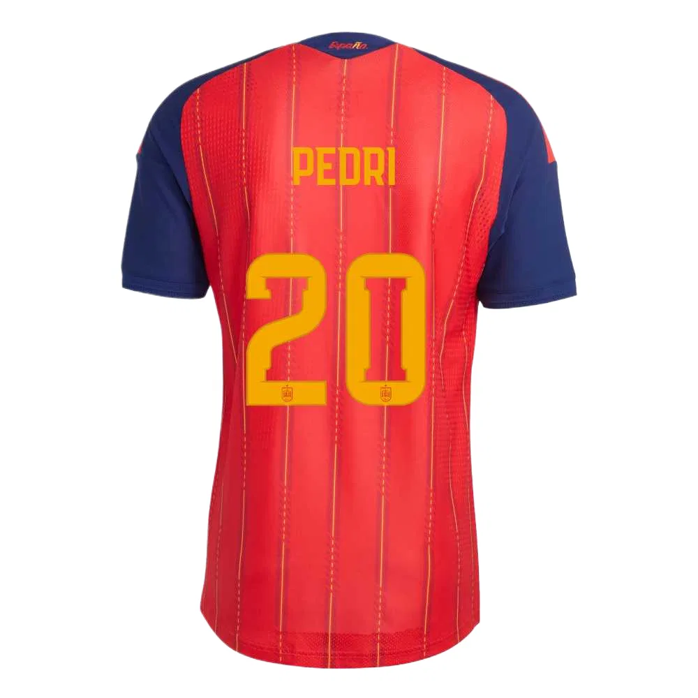 Детская футболка с коротким рукавом Spain Soccer Jerseys Adidas, Bright Red — фото 3