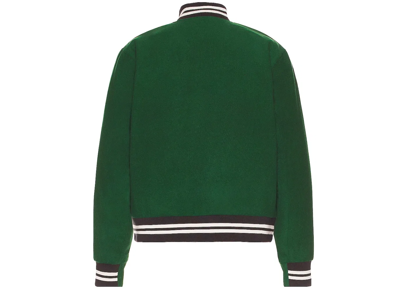 Мужская куртка-бомбер с принтом Nike Sportwear Authentics Varsity Jacket, Gorge Green/White — фото 2