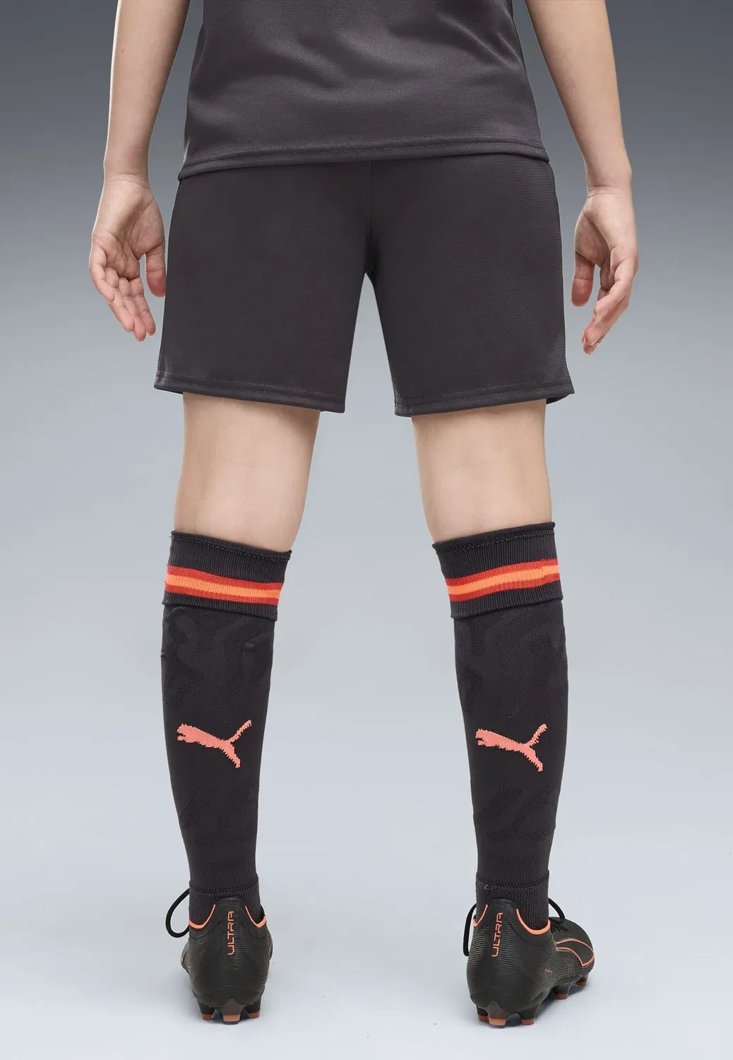 Футбольные шорты AC Milan 26/27, унисекс, клубная одежда Puma, Flat Dark Gray-Glowing Red — фото 3