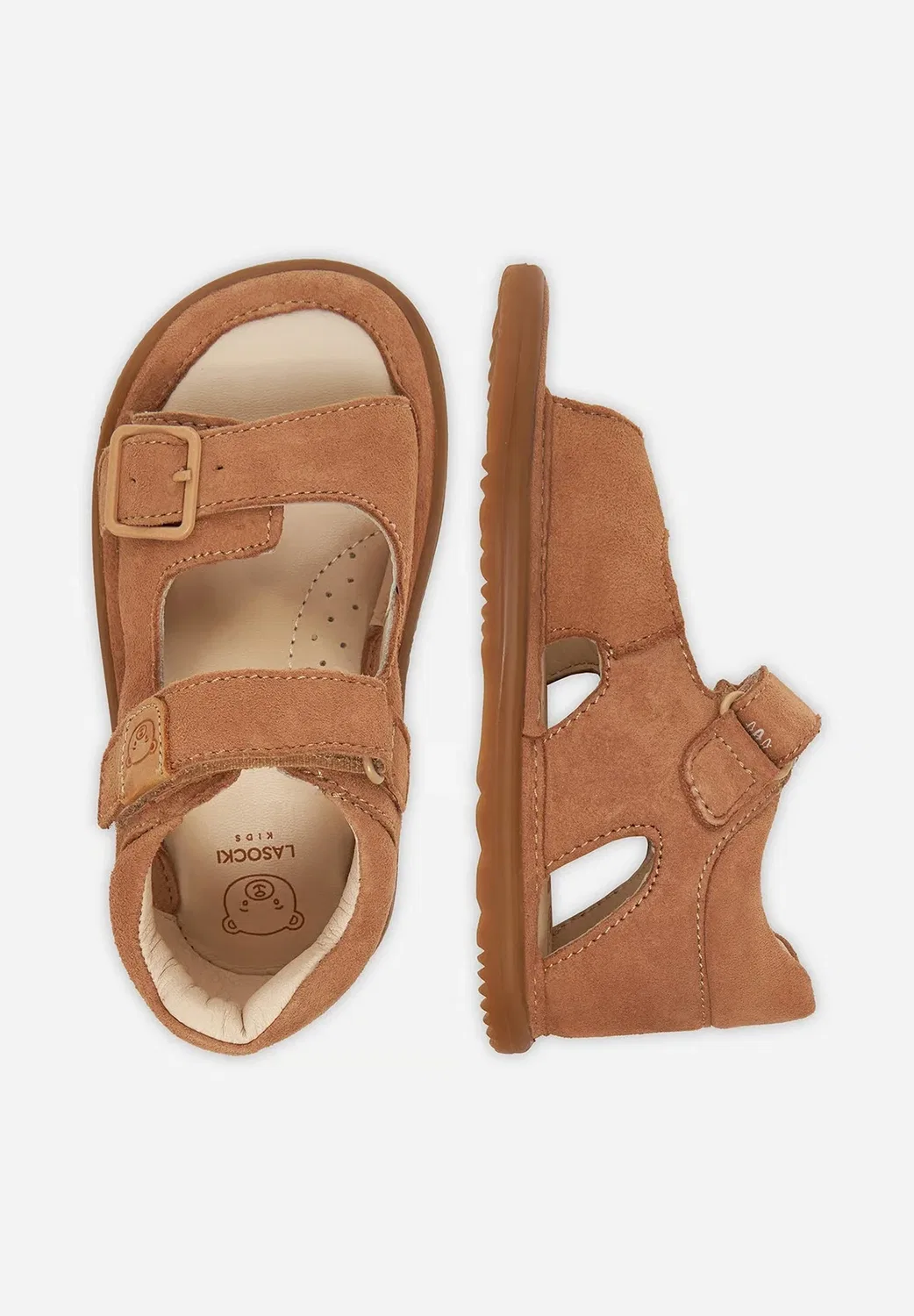 Сандалии для девушек, Дакар, ci12-dakar-01(ii)ch - сандалии для ходьбы Lasocki Kids, Beige — фото 2