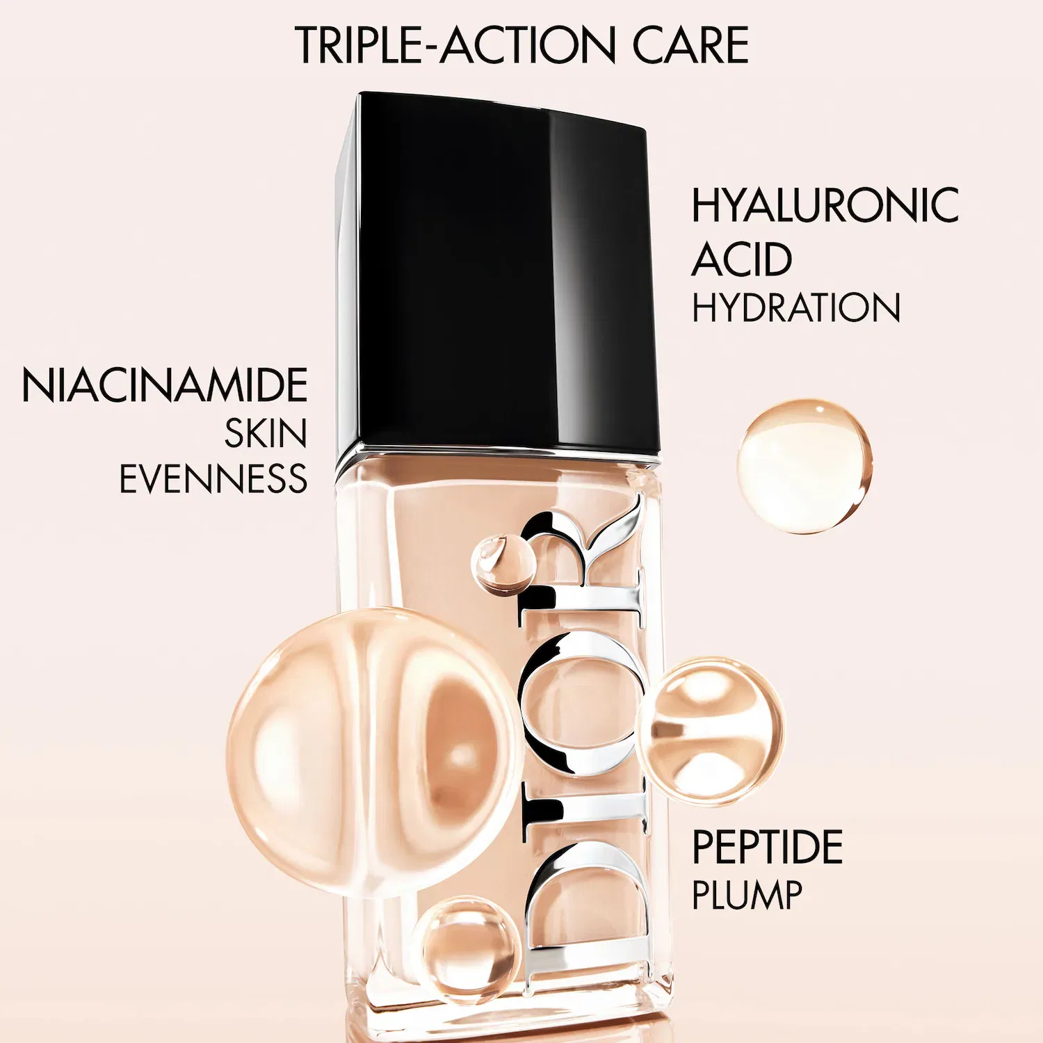 Тональная основа с сиянием 30 мл с длительным эффектом DIOR, 2.5N Neutral — фото 4
