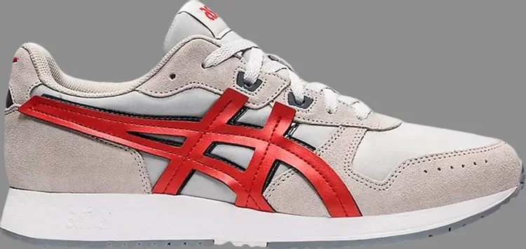 

Кроссовки lyte classic 'glacier grey red clay' Asics, серый