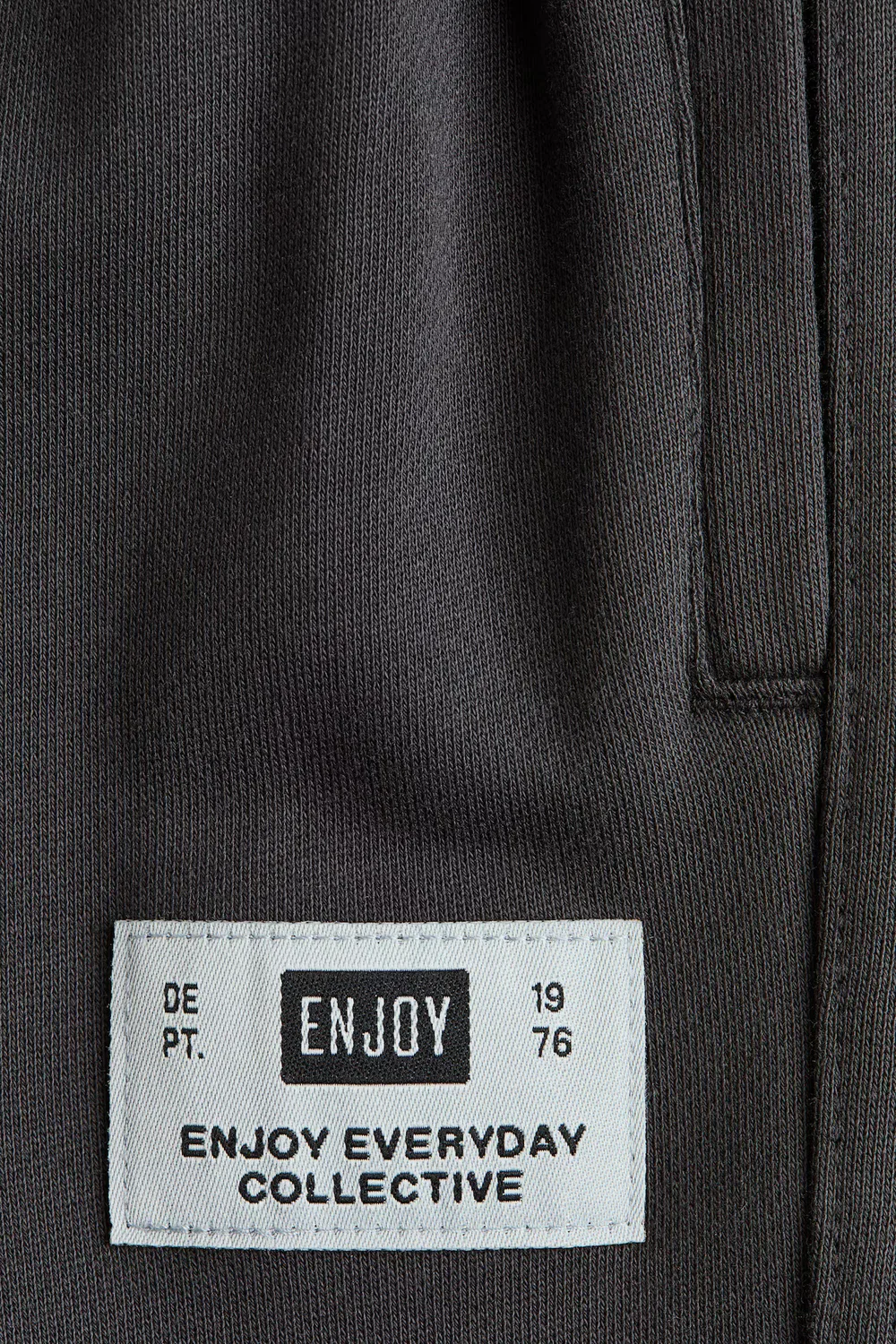Спортивные штаны из хлопка, изготовленные из трикотажа H&M, Dunkelgrau — фото 2