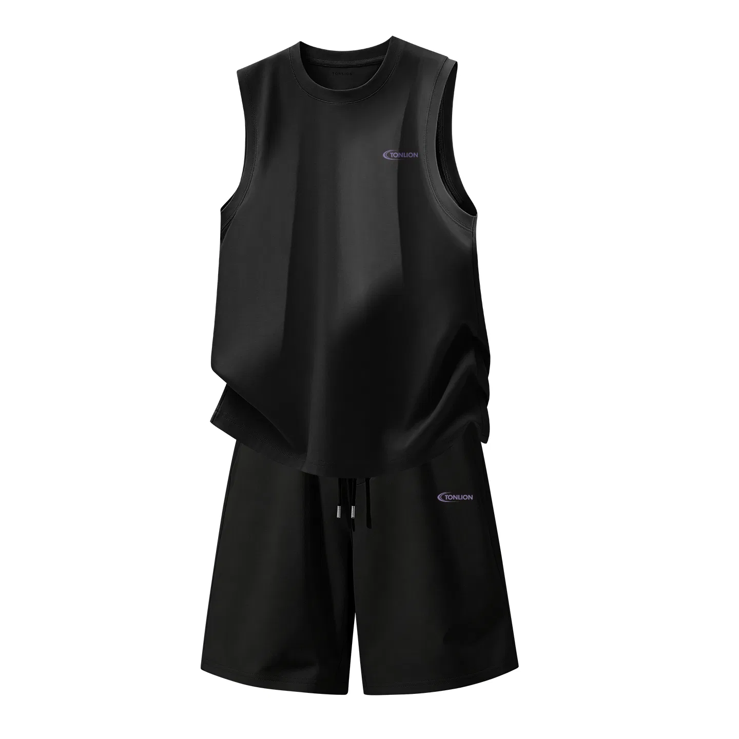 Детский комплект спортивной одежды с принтом Tonlion, Heather Navy