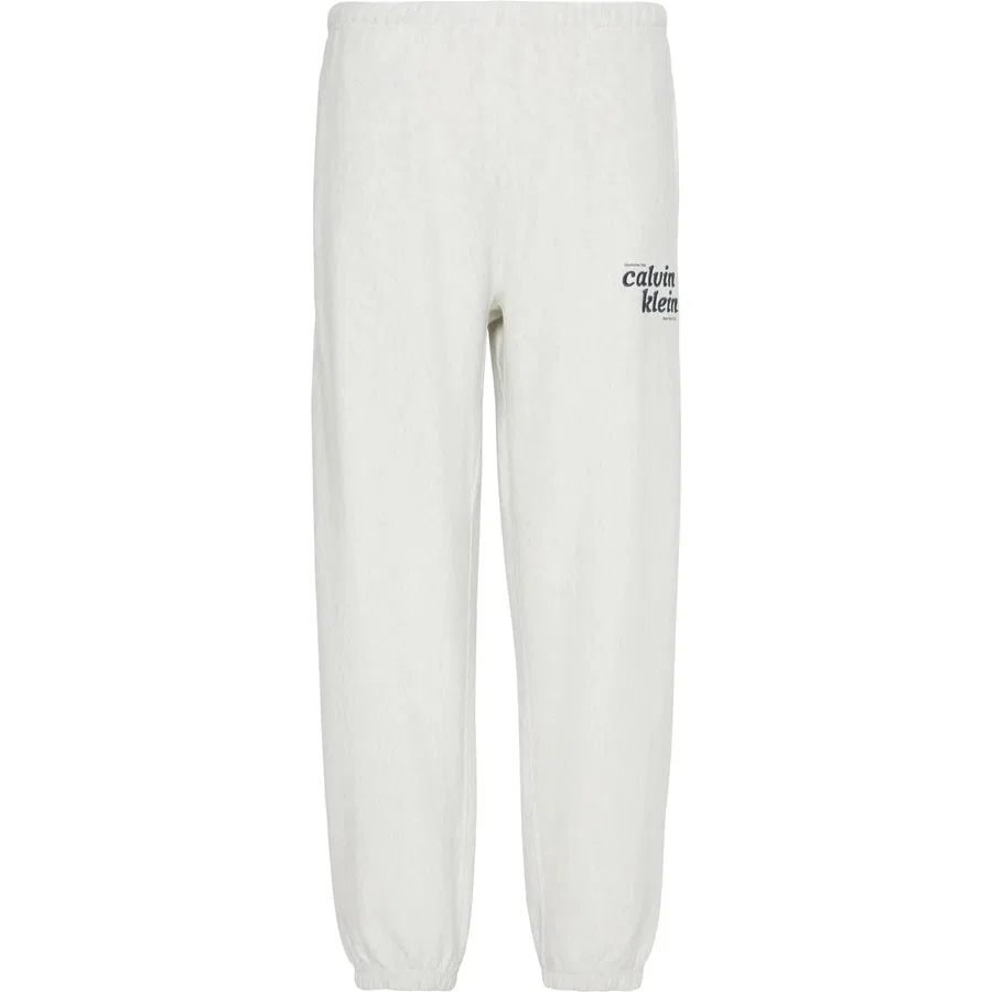 Спортивные брюки Calvin Klein Premium Terry Graphi, P74 Beyaz, Белый — фото 3