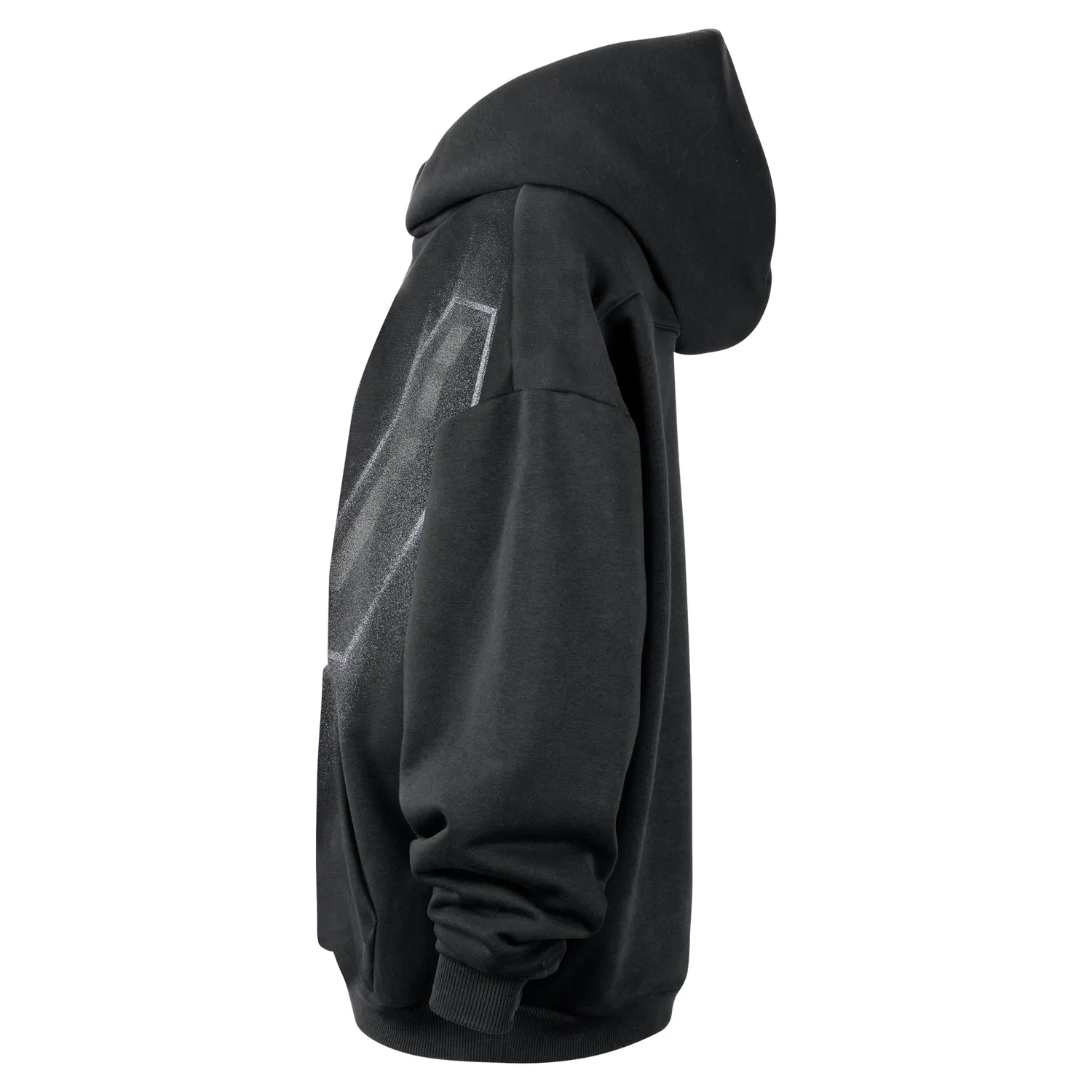 Мужское худи для баскетбола San Antonio Spurs Standard Issue Fleece Hoodie 'Black White' Nike, Black/White — фото 2