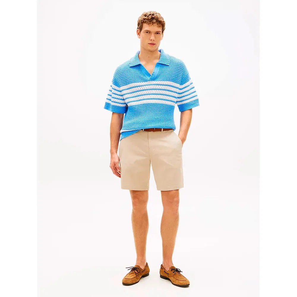 Мужские шорты чинос с принтом Dover Tommy hilfiger, Beige — фото 4