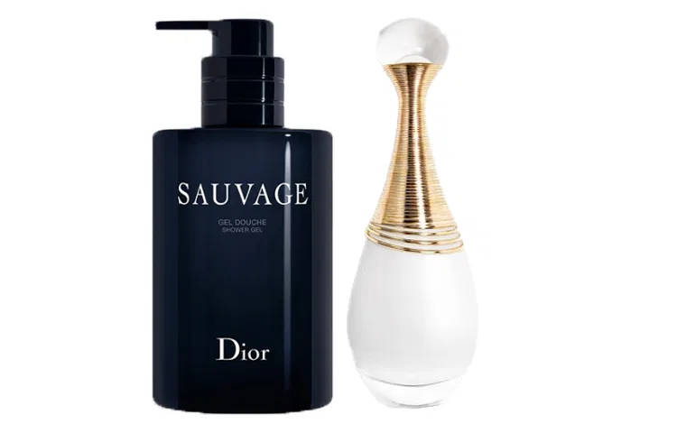 Мужской набор с гелем для душа и парфюмом Realme Pure Perfume DIOR, Черный