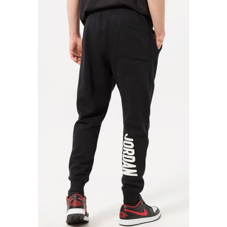 Спортивные штаны из футера с эластичным поясом Jordan Flight MVP HBR Fleece, Nike, Черный — фото 2