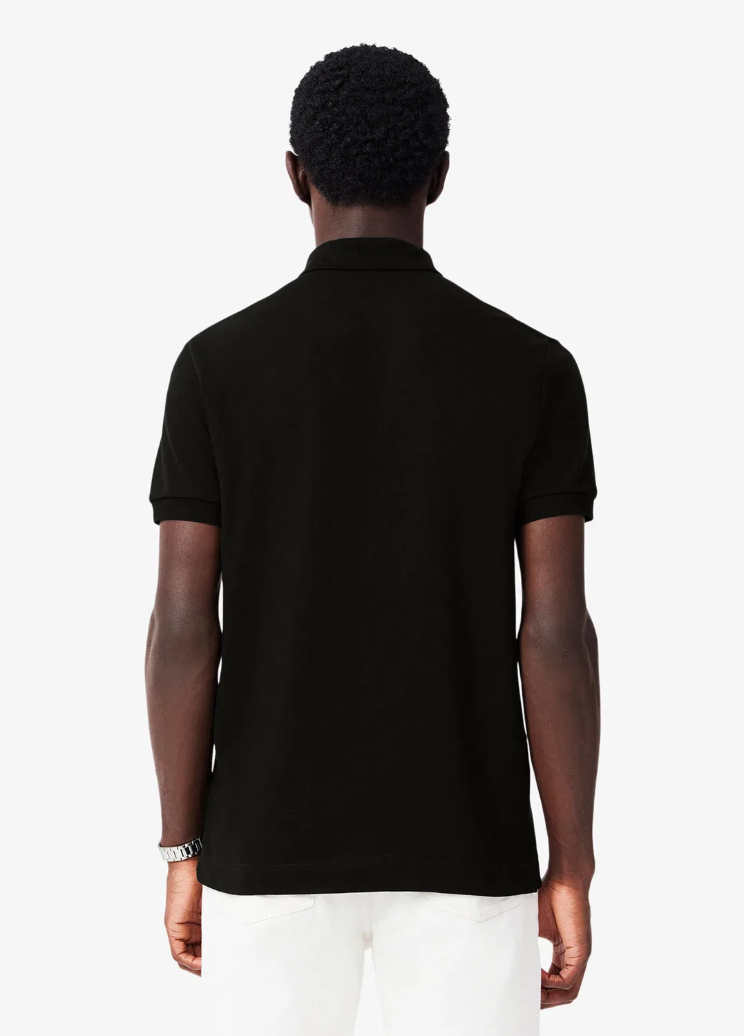 Футболка поло Lacoste Paris Regular Fit, черный — фото 3