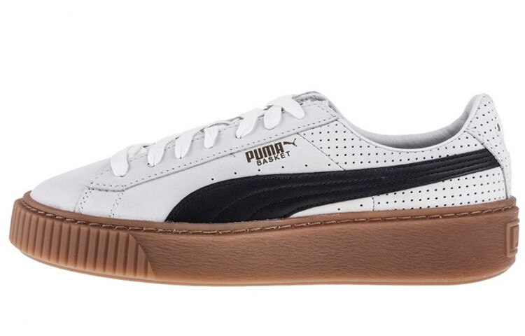 

Кроссовки PUMA Basket Platform Perf Gum 'White Brown' Women's