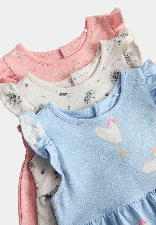 Комплект из 3 комбинезонов с флоральным принтом Animals Marks & Spencer, multi, мультиколор — фото 2