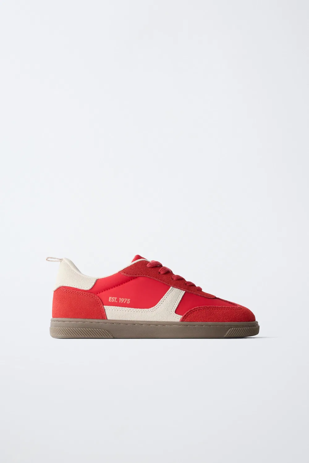 БАЗОВЫЕ КОМБИНИРОВАННЫЕ КРОССОВКИ ZARA, Red