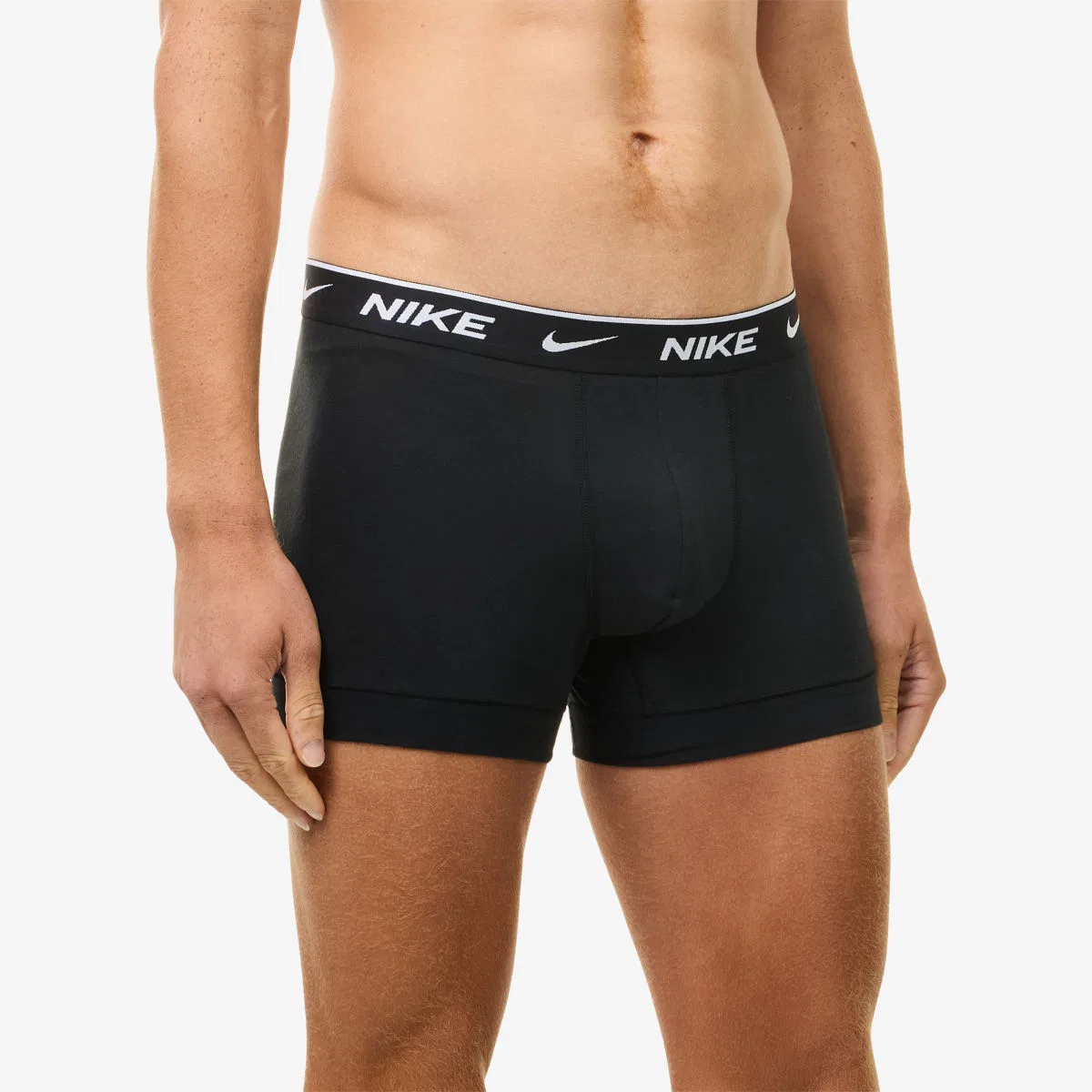 Базовый набор из трех плавок из эластичного хлопка Nike, коричневый — фото 3
