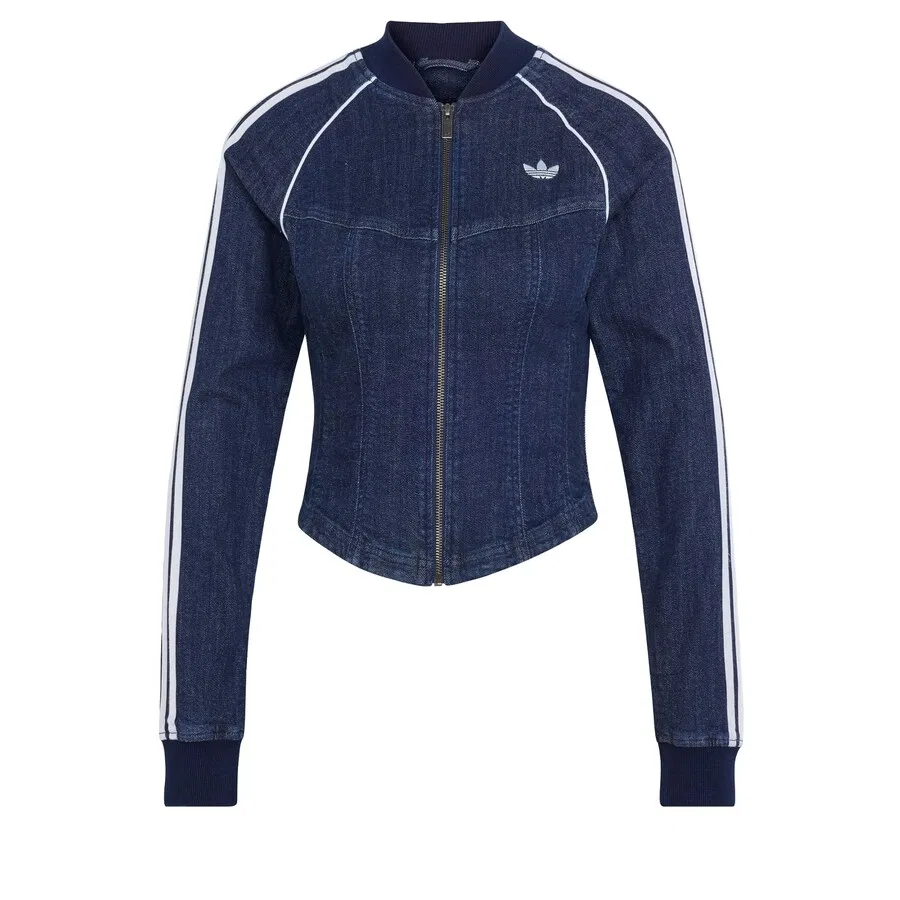 Куртка ADIDAS ORIGINALS Between-Season 'Superstar' из синего денима
