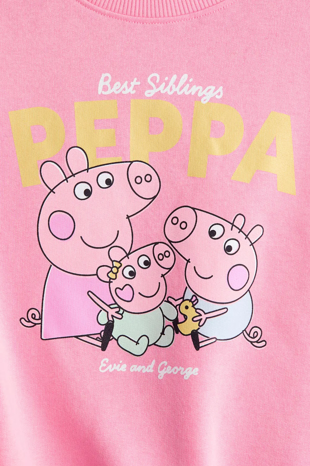 Толстовка с принтом H&M, Rosa/Peppa Wutz — фото 2