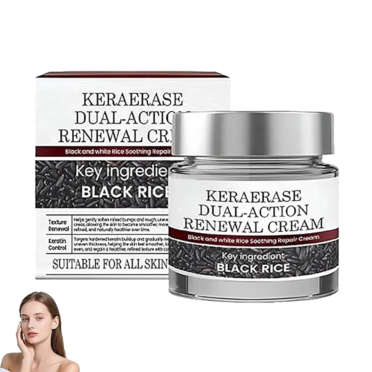 Крем для лица восстанавливающий KeraErase Dual Action Renewal Cream Yuxtth, 50 г