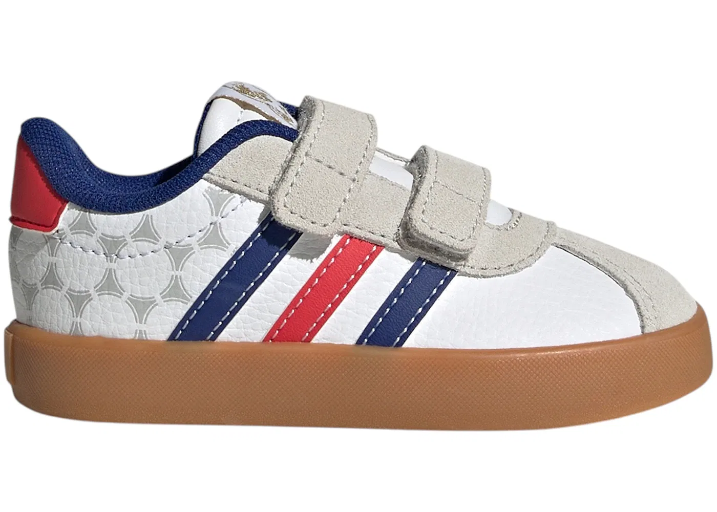 Детские кроссовки с классическим дизайном Adidas VL Court 3.0 Adidas, Cloud White Pure Ruby Mystery Ink
