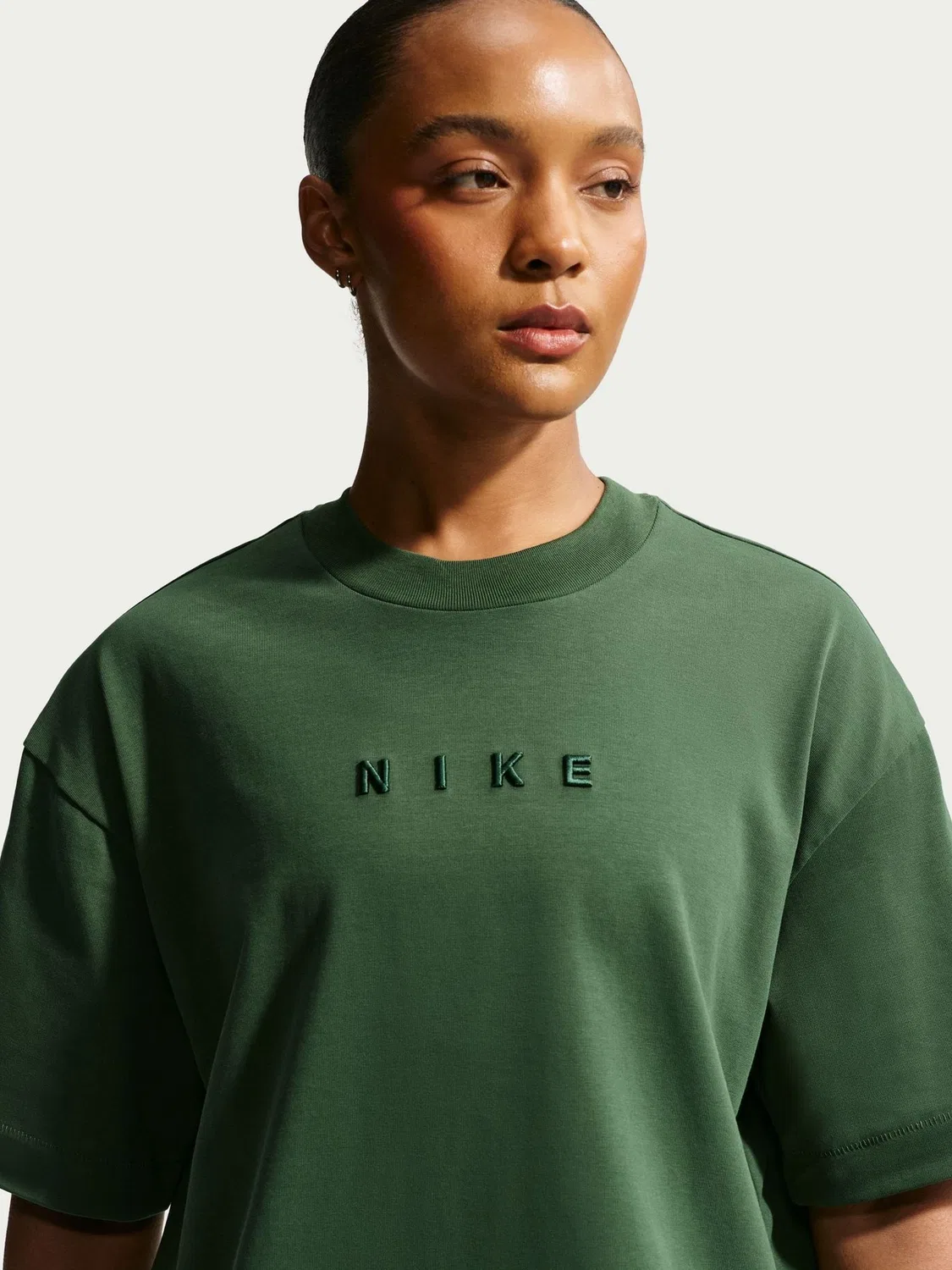Футболка свободного кроя Nike, зеленый — фото 4