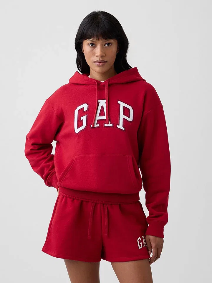 Женское худи свободного кроя GAP, Red