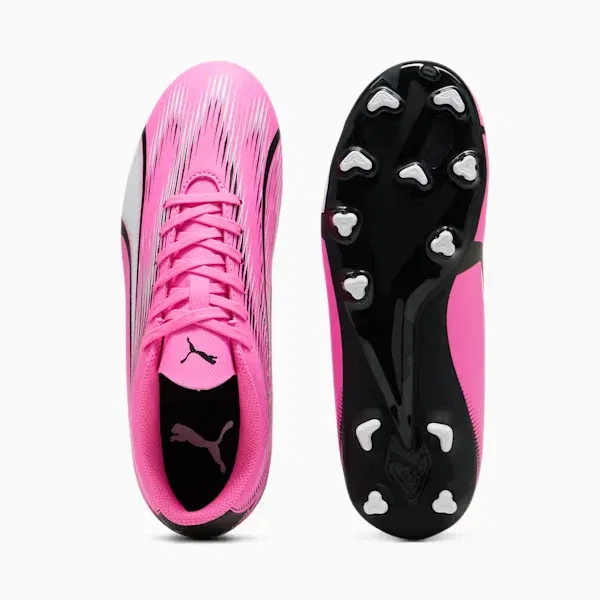 Детские футбольные бутсы Puma Ultra Play 107775-01, розовый — фото 4