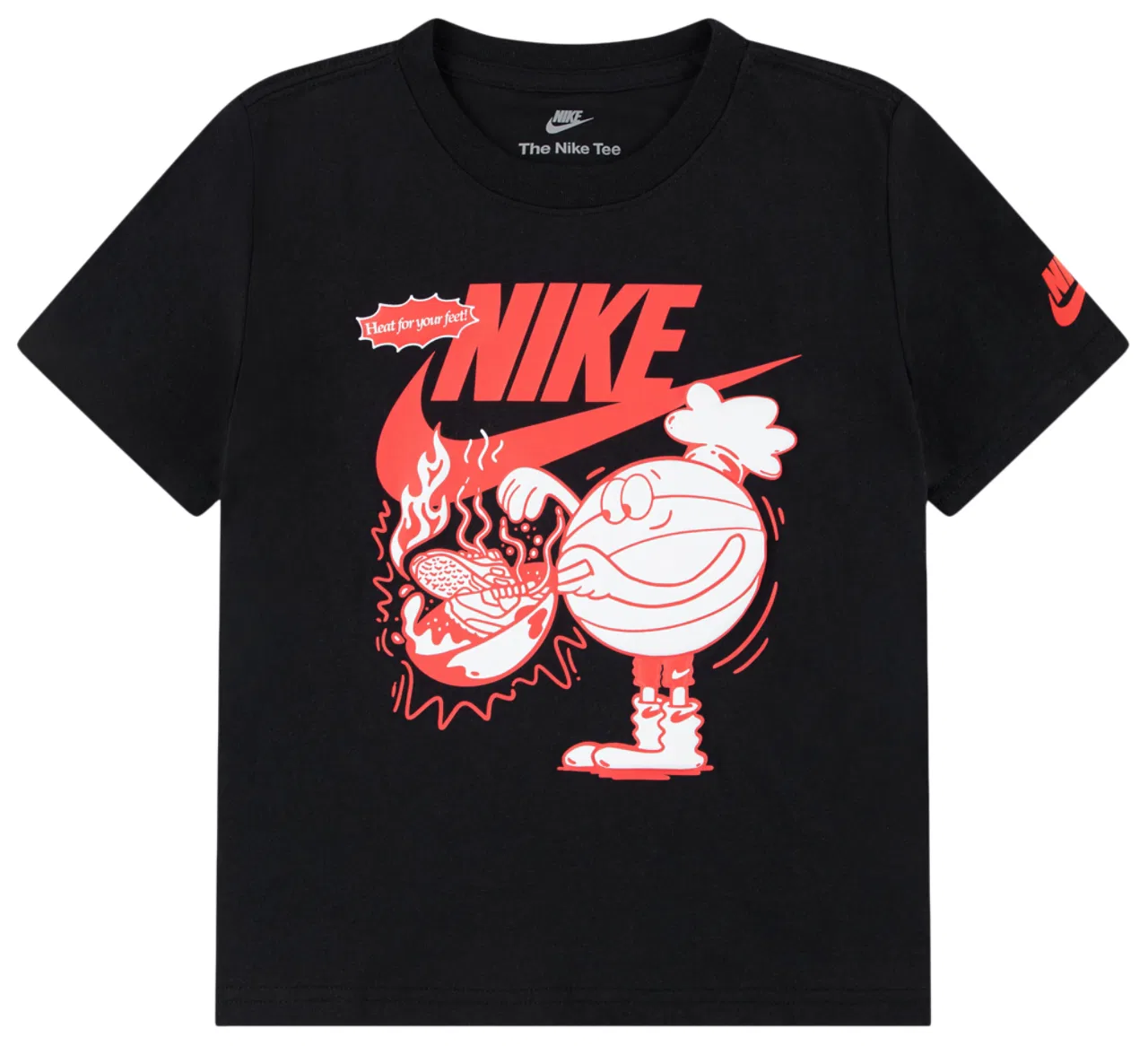 Футболка для мальчиков Heat For Your Feet Nike, черный/красный
