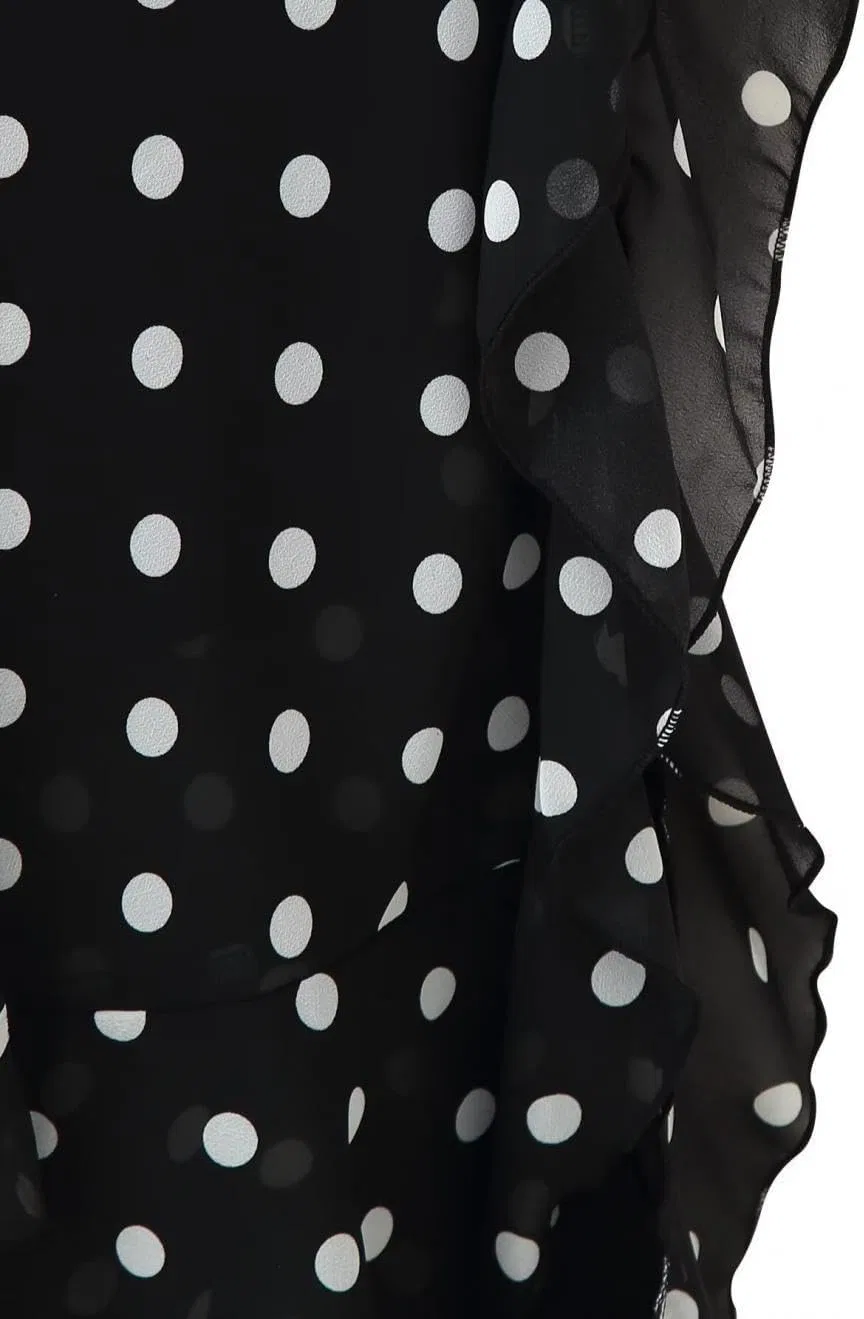 Женское платье-сарафан с воланами в горошек Generic, Polka Dots — фото 4