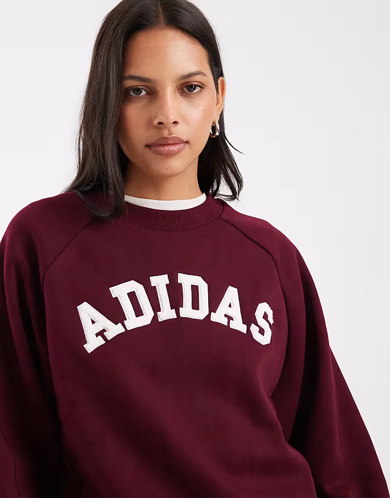 Толстовка Adidas Sportswear, бордовый