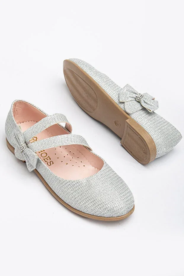 Детские балетки для девочек ортопедические Berfu Shoes, Gray — фото 4