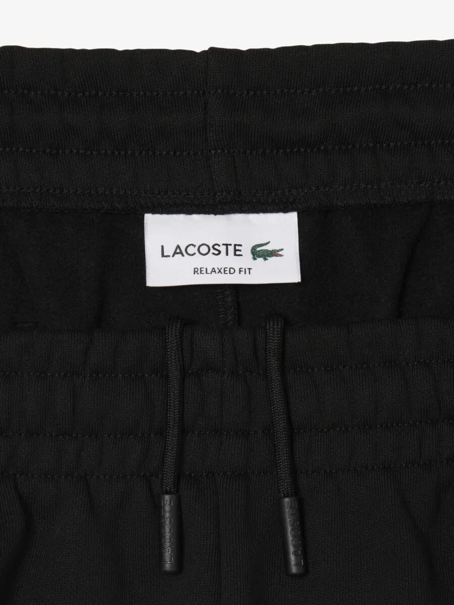 Брюки LACOSTE Regular черного цвета — фото 3