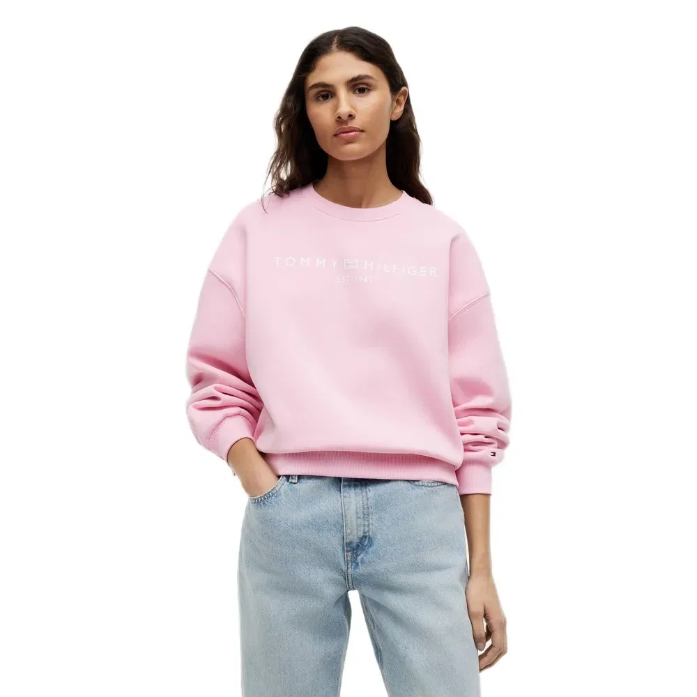 Худи Tommy Hilfiger Corp Logo Modern, розовый