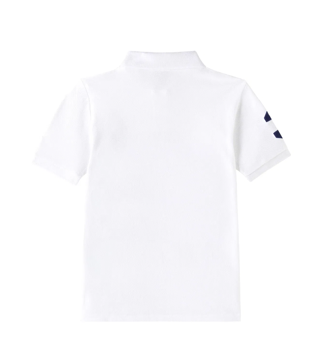 Футболка-поло из пике с вышивкой Polo Ralph Lauren Kids, белый — фото 4