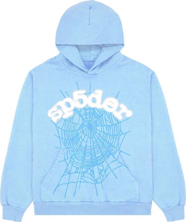 

Худи Sp5der Web Hoodie 'Sky Blue', синий