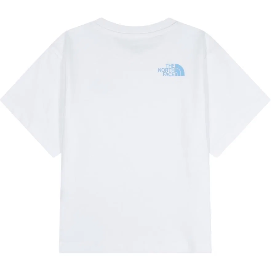 Детская футболка с круглым вырезом White The North Face — фото 3