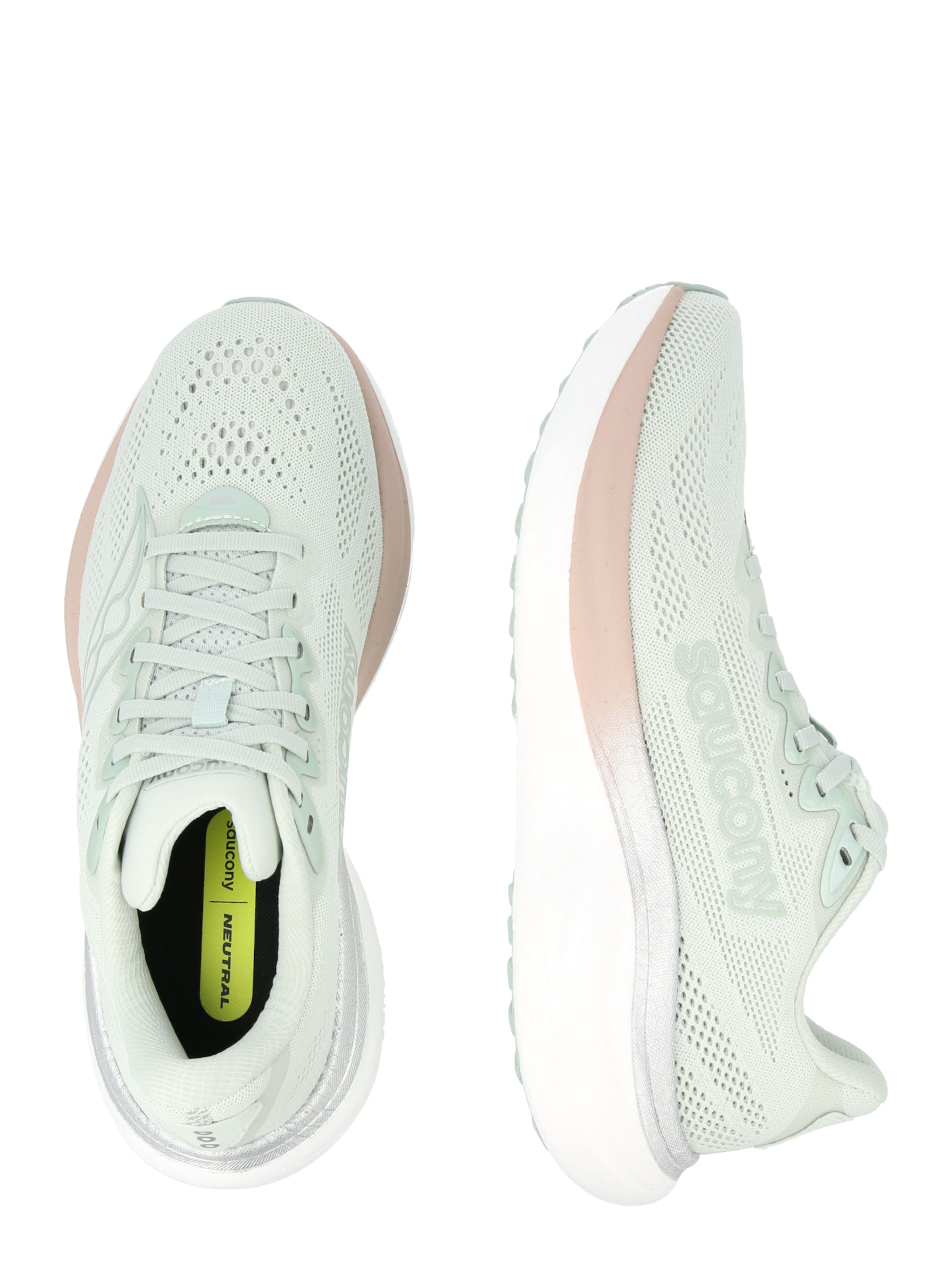 Saucony Беговые кроссовки 'RIDE 19' в цвете Mint, пастельный зеленый — фото 2