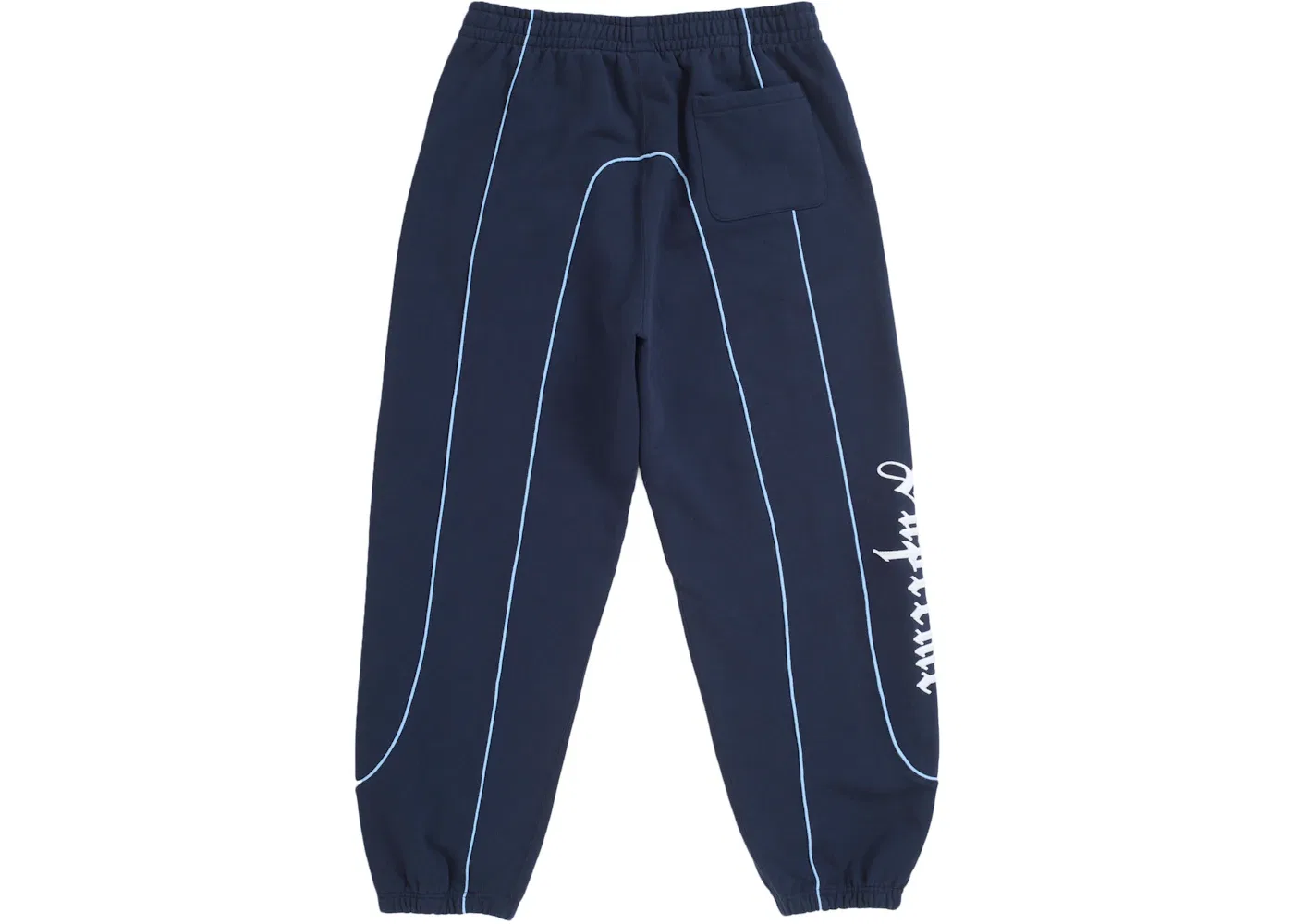 Мужские спортивные штаны с лампасами Supreme Sweatpant, Navy — фото 3