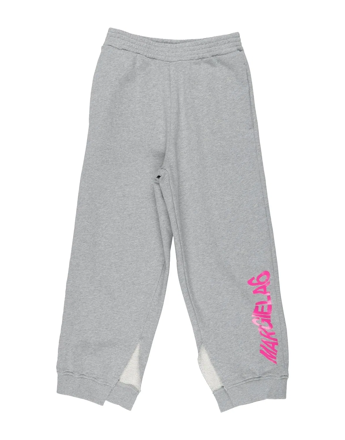Детские брюки для девочек с флисом MM6 Maison Margiela, серый