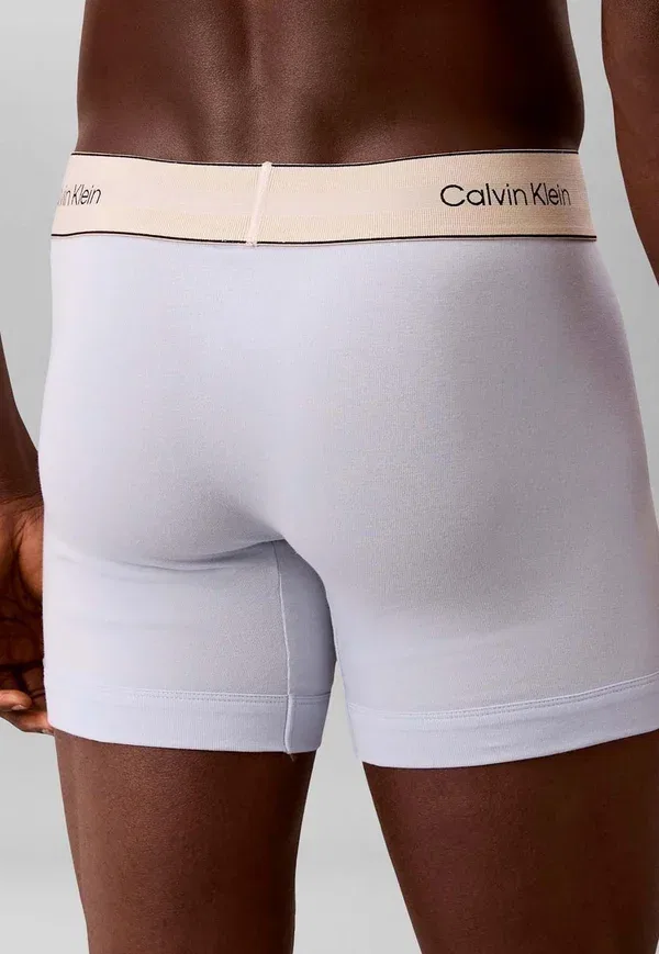 Комплект из 3 боксерских трусов Calvin Klein, черный/синий/серый — фото 4