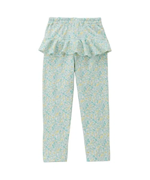 Детские леггинсы с рюшей на талии и карманами, модель Pocket Frill GITA, Green