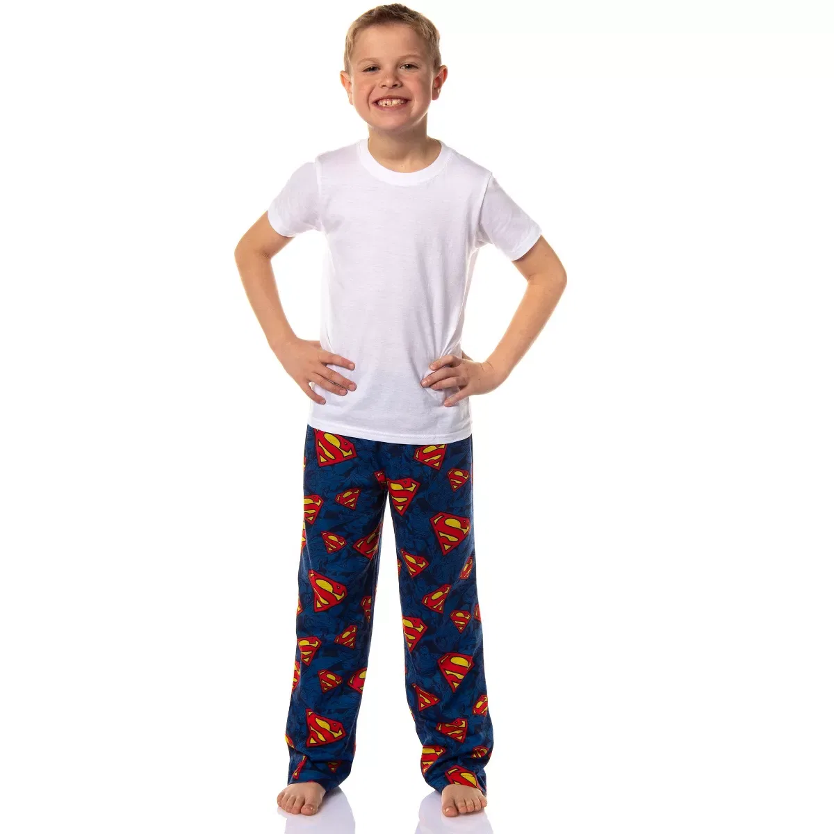 Детские пижамные штаны для мальчиков с принтом Superman INTIMO, Multicolored — фото 2