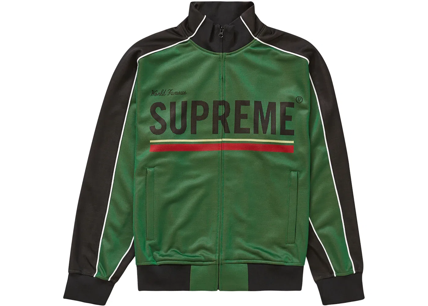 Мужская куртка с жаккардовым принтом Supreme, Green