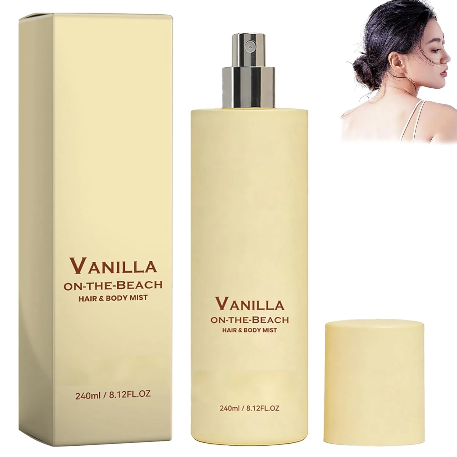 2-in-1 Hair & Спрей для тела Vanilla On-the-Beach YUNFAX, 300 мл, 1 шт
