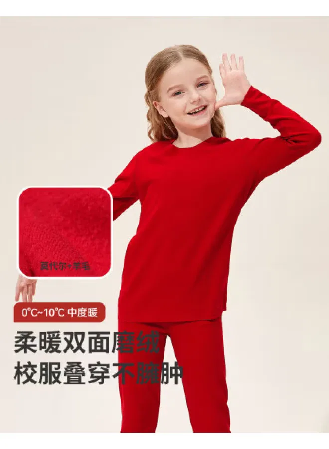 Базовый слой из флиса двусторонний для школьной формы Long Time Companion, ярко-красный